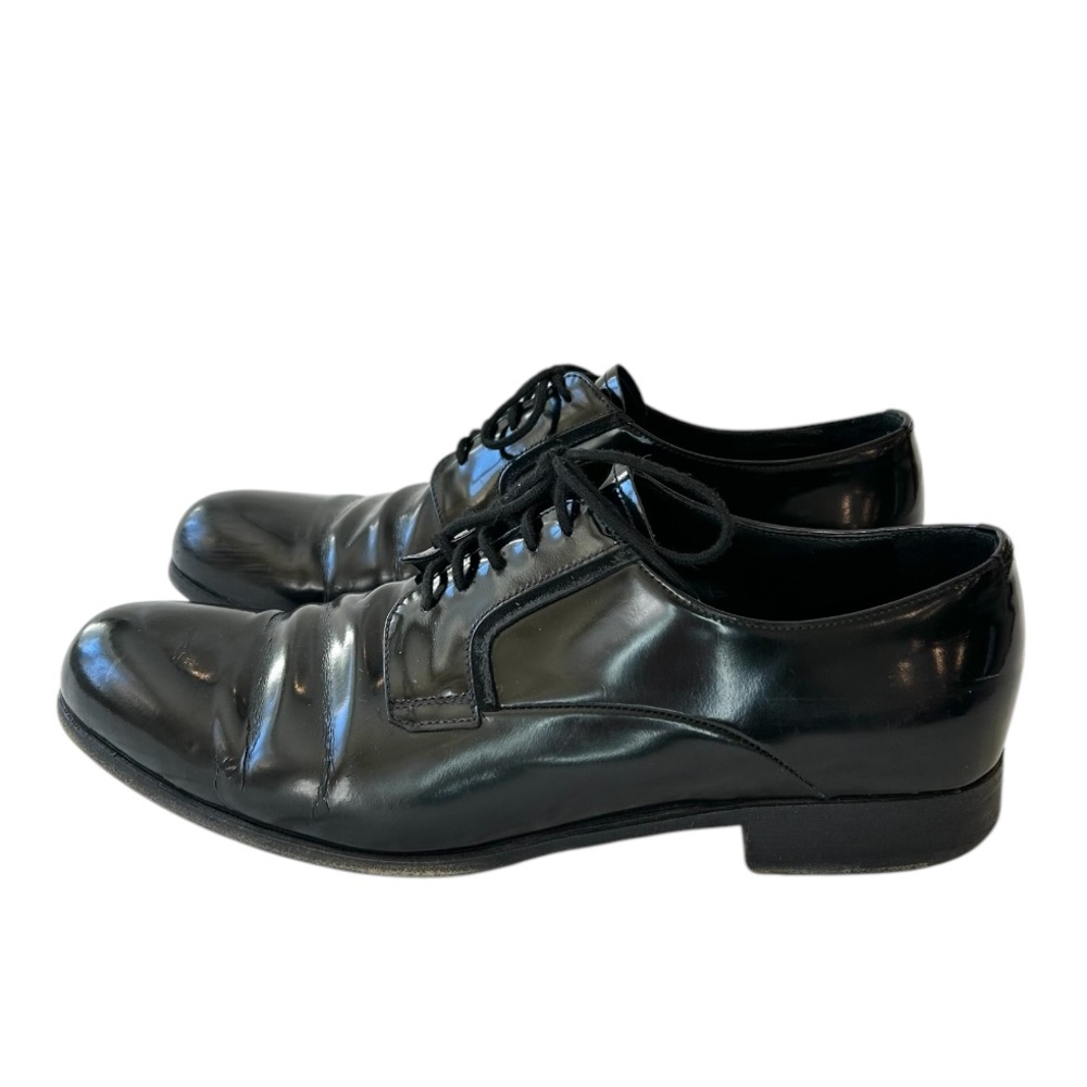 Prada Men's Leather Derby Business Shoes